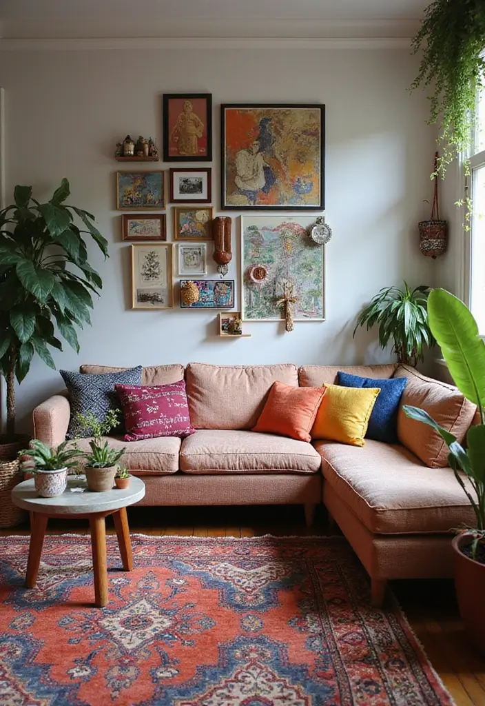 25 Living Room Ideas That'll Make You Feel Like You're in a Magazine (Wait Until You See #15!) 21 20 Living Room Ideas That'll Make You Feel Like You're in a Magazine (Wait Until You See #15!) - 3. Bohemian Bliss