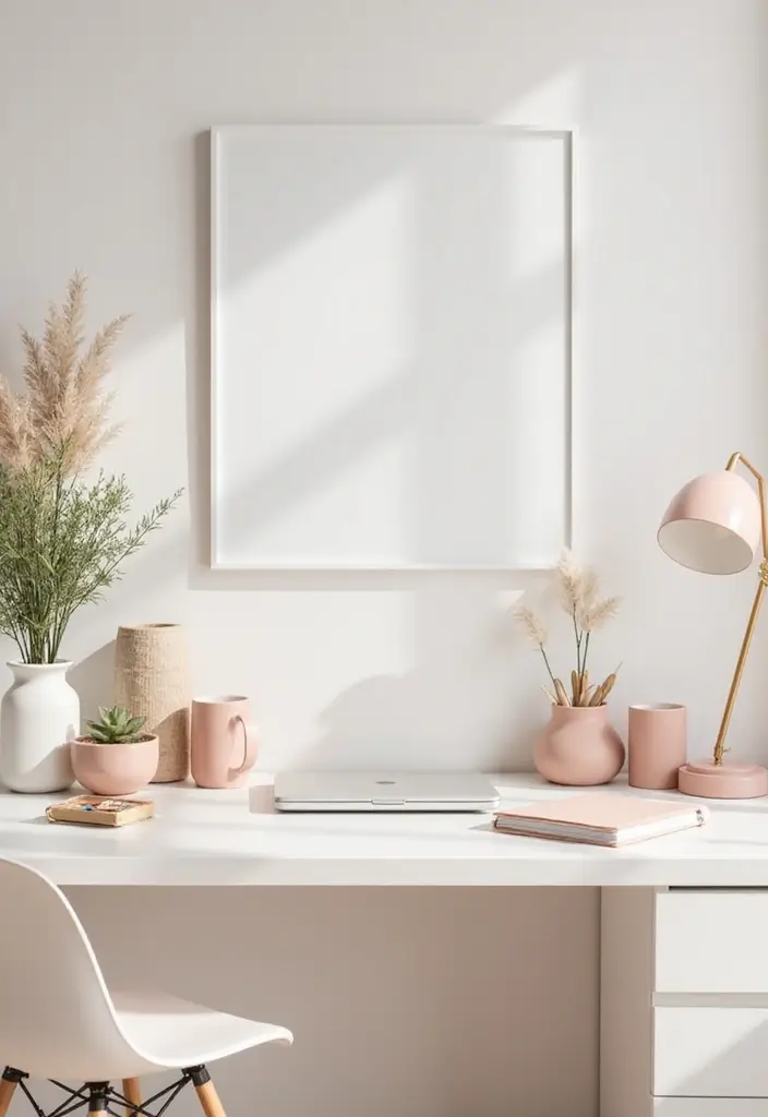 15 Feminine Workspace Inspirations That'll Boost Your Productivity (And Your Mood!) 28 15 Feminine Workspace Inspirations That'll Boost Your Productivity (And Your Mood!) - 10. Minimalist Aesthetic