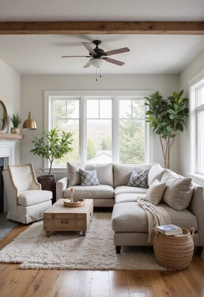 25 Living Room Ideas That'll Make You Feel Like You're in a Magazine (Wait Until You See #15!) 37 20 Living Room Ideas That'll Make You Feel Like You're in a Magazine (Wait Until You See #15!) - 19. Modern Farmhouse