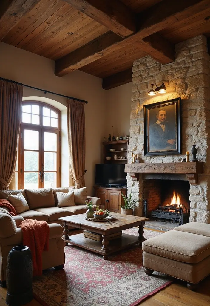 25 Living Room Ideas That'll Make You Feel Like You're in a Magazine (Wait Until You See #15!) 31 20 Living Room Ideas That'll Make You Feel Like You're in a Magazine (Wait Until You See #15!) - 13. Rustic Elegance