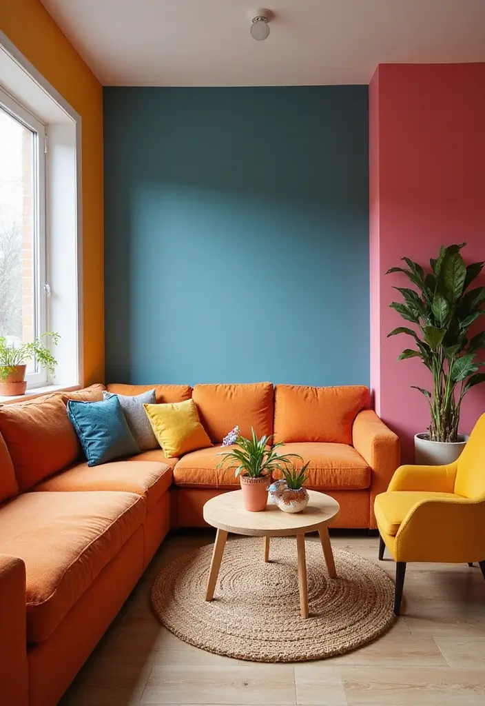 25 Living Room Ideas That'll Make You Feel Like You're in a Magazine (Wait Until You See #15!) 38 20 Living Room Ideas That'll Make You Feel Like You're in a Magazine (Wait Until You See #15!) - 20. Color Block Delight
