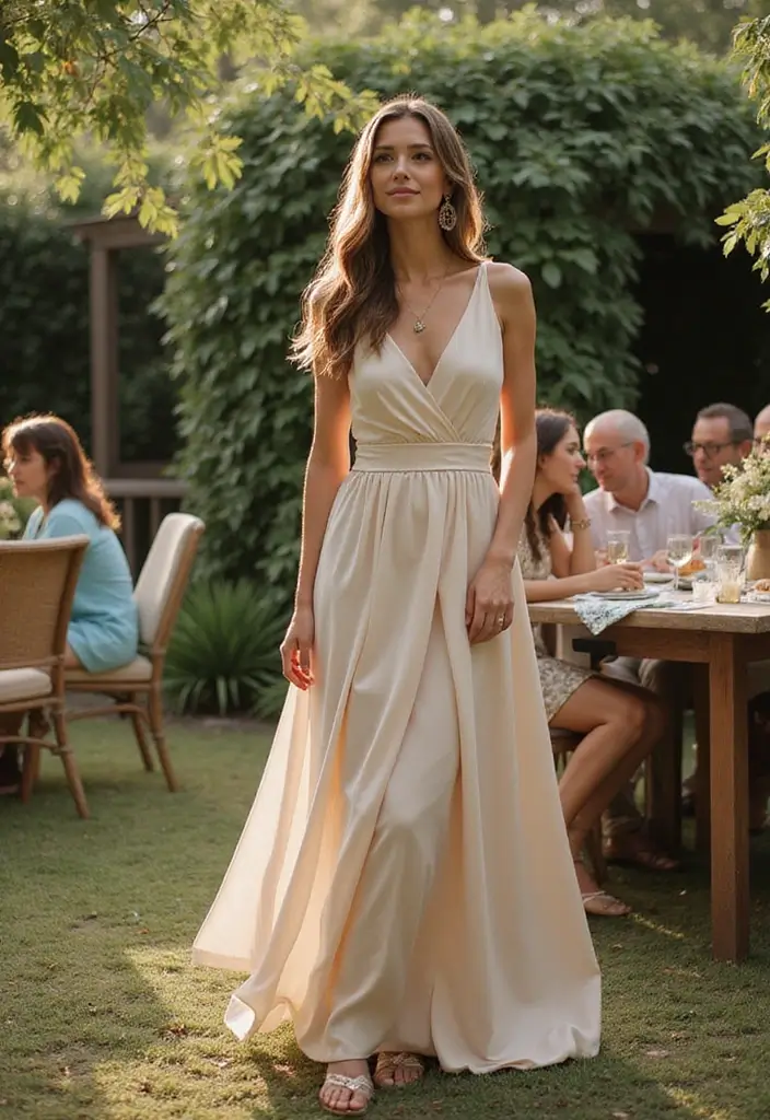 25 Gorgeous Summer Dresses That Will Turn Heads (You Won't Believe #13!) 25 25 Gorgeous Summer Dresses That Will Turn Heads (You Won't Believe #13!) - 7. Elegant Maxi Wrap Dress