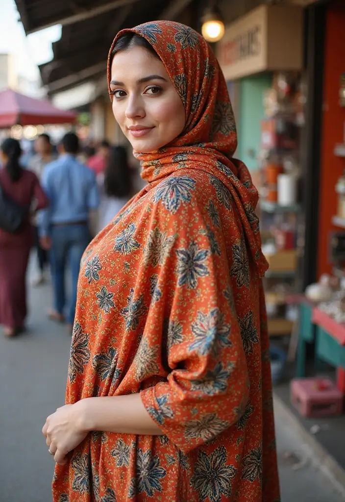 5 Flattering Hijab Styles for Curvy Women That Will Boost Your Confidence (You’ll Love #11!) 24 5 Flattering Hijab Styles for Curvy Women That Will Boost Your Confidence (You’ll Love #11!) - 2. The Classic Wrap