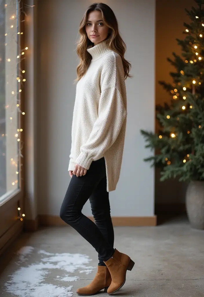 5 Trendy Winter Outfits That'll Keep You Cozy and Chic (Don’t Miss #9!) 19 5 Trendy Winter Outfits That'll Keep You Cozy and Chic (Don’t Miss #9!) - 1. The Classic Oversized Knit Sweater