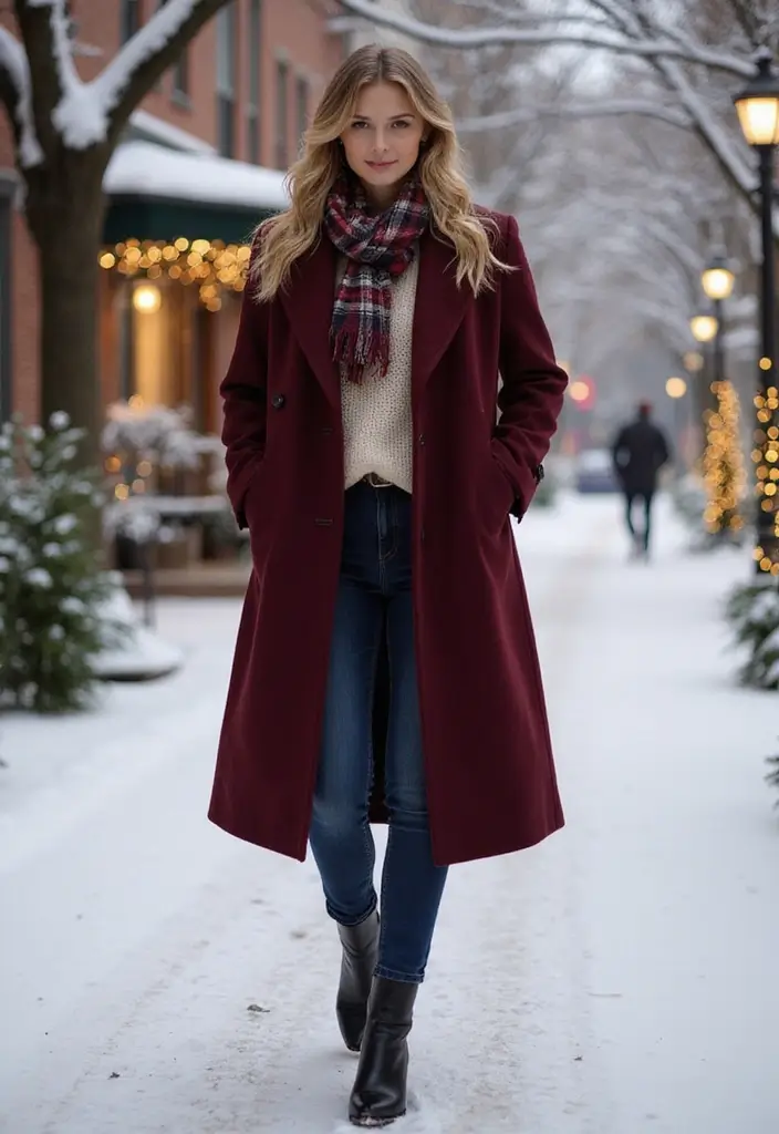 5 Trendy Winter Outfits That'll Keep You Cozy and Chic (Don’t Miss #9!) 26 5 Trendy Winter Outfits That'll Keep You Cozy and Chic (Don’t Miss #9!) - 2. Chic Layered Look with a Long Coat