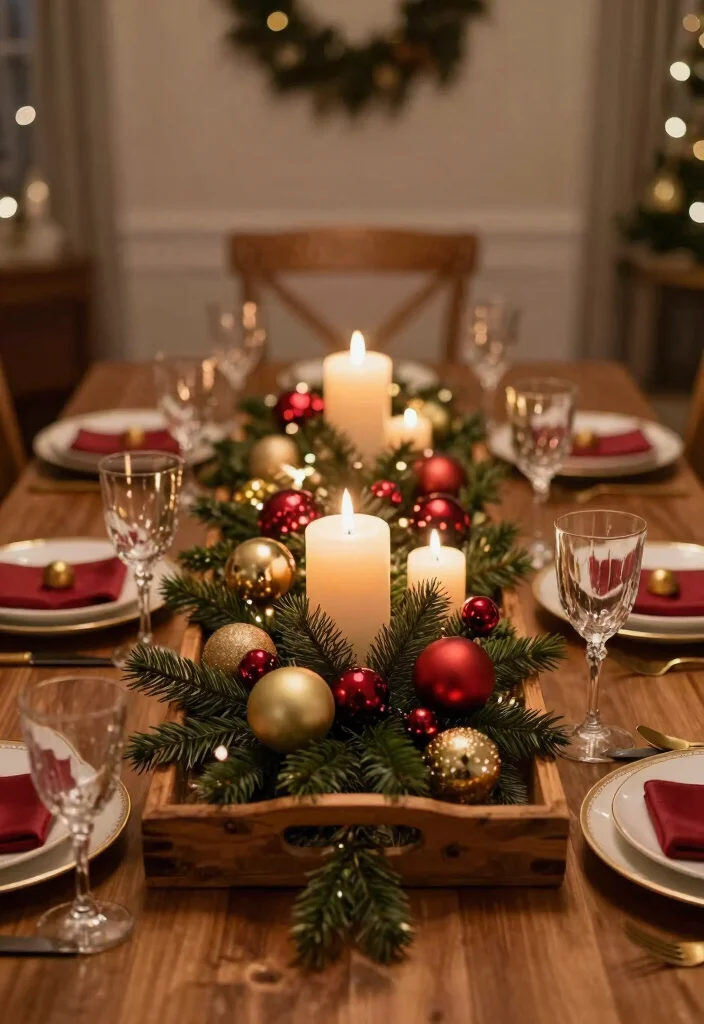 5 Stunning Christmas Decorations That Will Transform Your Home into a Winter Wonderland! - 2. Glittering Table Centerpieces 1