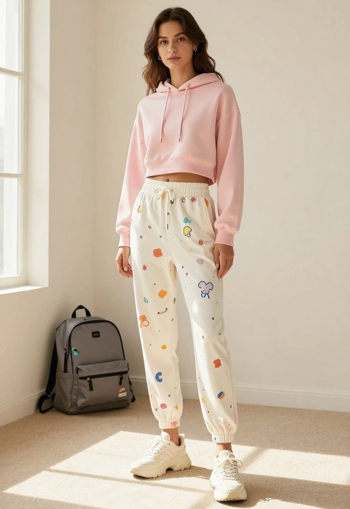 5 Casual School Outfits That Will Make You the Trendsetter of the Class! (You Won't Believe #7!) 19 5 Casual School Outfits That Will Make You the Trendsetter of the Class! (You Won't Believe #7!) - 1. Cozy Athleisure Vibes 1