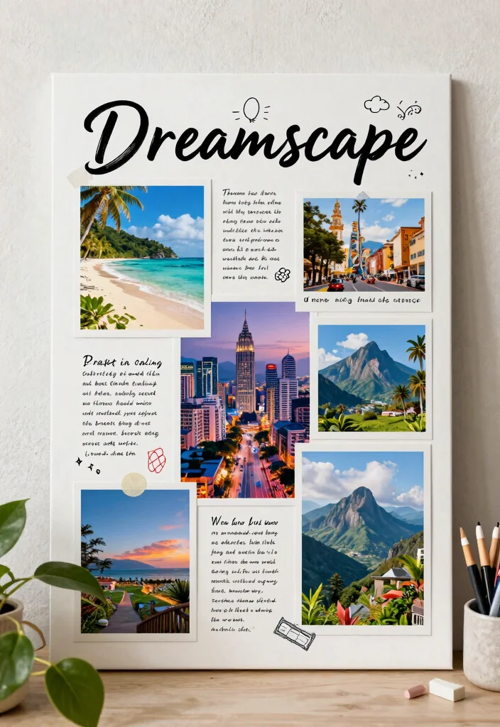 5 Goal-Setting Vision Board Ideas for 2026 You Can’t Afford to Miss! 19 5 Goal-Setting Vision Board Ideas for 2026 You Can’t Afford to Miss! - 1. The Dreamscape Board: Envision Your Aspirations 1