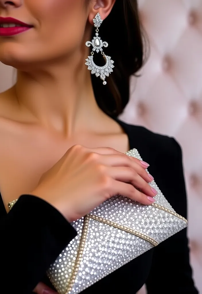 14 Chic Valentine's Outfits That Will Turn Heads (Watch Out for #11!) - 13. Sparkly Accessories 1