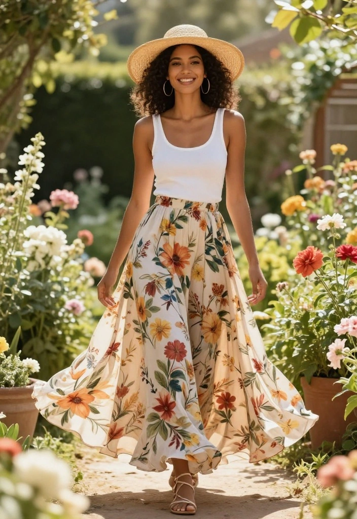 16 Stunning Maxi Skirts You Need in Your Closet Right Now (Trust Us, #5 Will Change Your Life!) - 1. Floral Dreamland Maxi 1