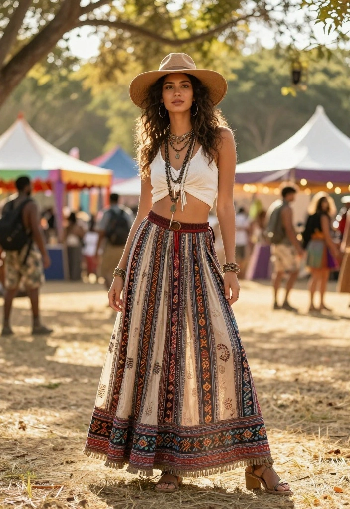 16 Stunning Maxi Skirts You Need in Your Closet Right Now (Trust Us, #5 Will Change Your Life!) - 2. Bohemian Goddess Maxi 1