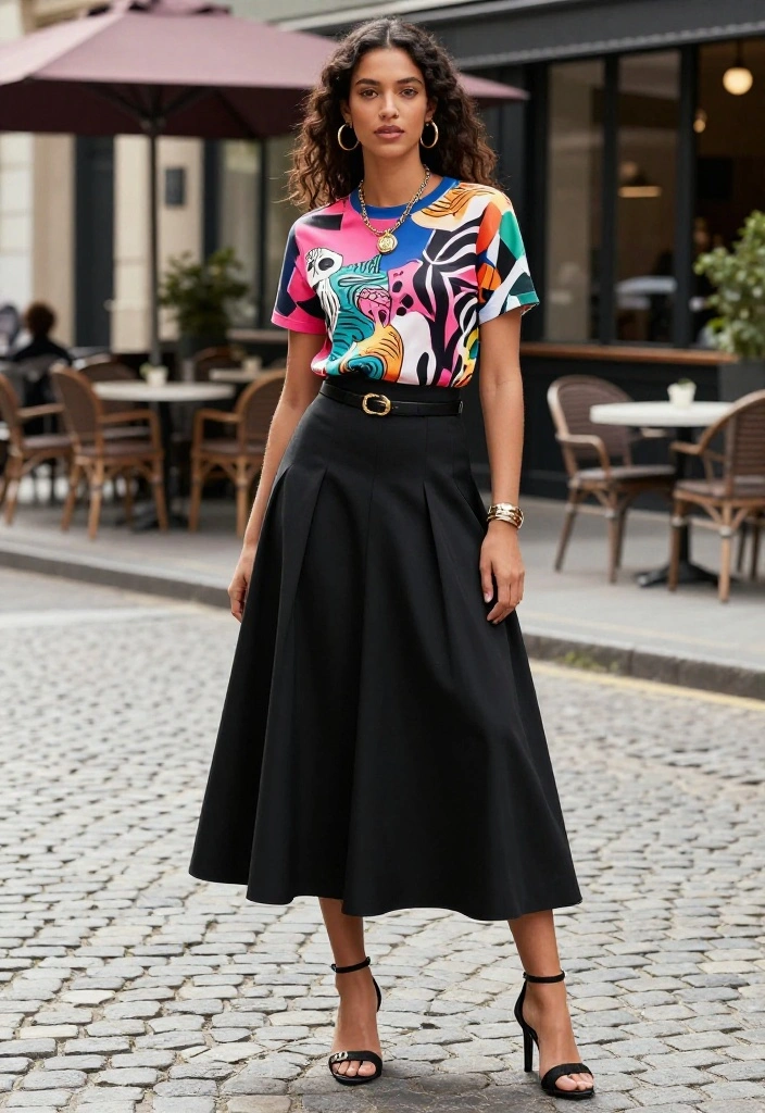 16 Stunning Maxi Skirts You Need in Your Closet Right Now (Trust Us, #5 Will Change Your Life!) - 3. Classic Black Maxi 1